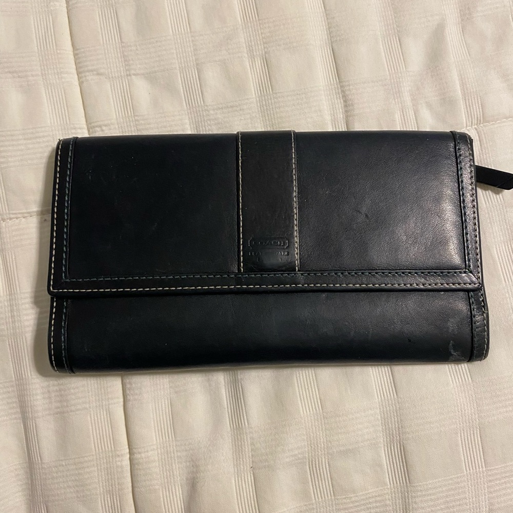 Coach Black Leather wallet